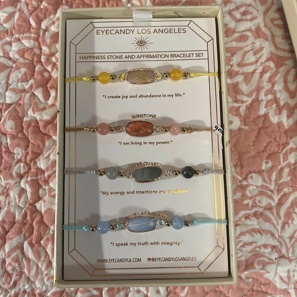 New:  EyeCandy Los Angeles Bracelet Set